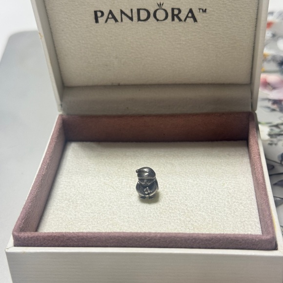 Pandora Jewelry - Pandora Black Silver Charm